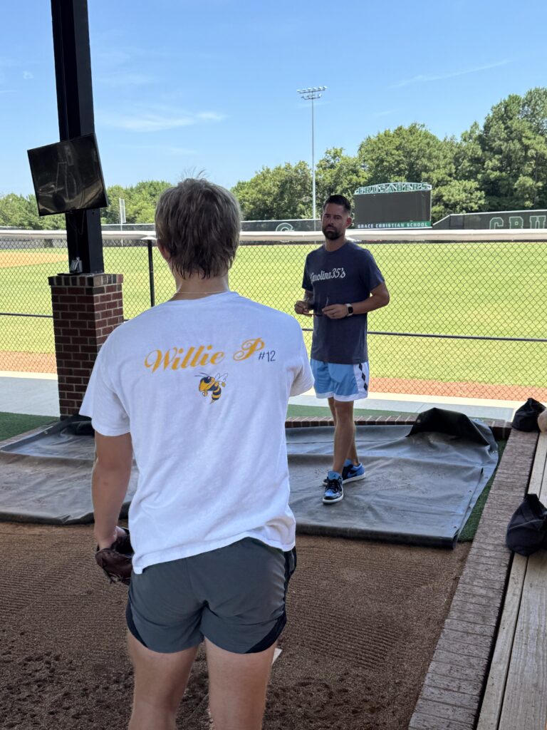 C35 Baseball Advisors pitching training session
